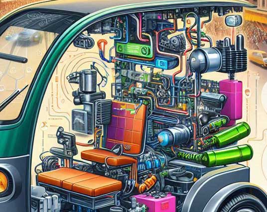 E-Rickshaw Technology Explained: Components, Mechanism, and Advantages